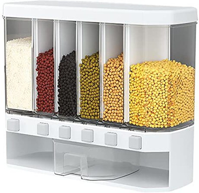 GORMERY Plastic Grocery Container  - 1000 ml(Multicolor)