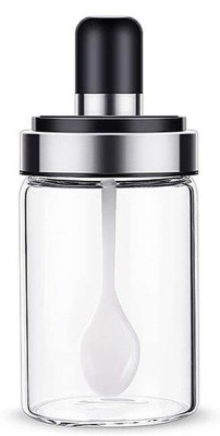 Dherik Tradworld Glass Fridge Container  - 300 ml(Pack of 2, Clear)