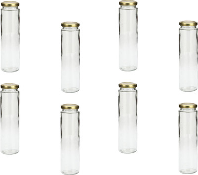 AFAST Glass Utility Container  - 350 ml(Pack of 8, Clear)