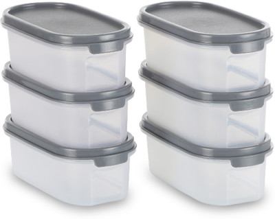 KOLORR Plastic Grocery Container  - 500 ml(Pack of 6, Clear)