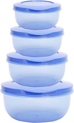 Cutting EDGE Plastic Utility Container  - 400 ml, 600 ml, 900 ml, 1300 ml(Pack of 4, Blue)