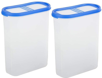 Flipkart SmartBuy Plastic Utility Container  - 2400 ml(Pack of 2, Blue)