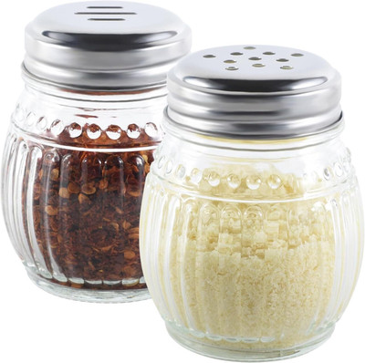 Wonder Bakers Stainless Steel Grocery Container  - 50 g(Pack of 2, Clear, Silver)