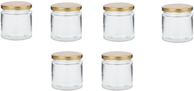 AFAST Glass Utility Container  - 100 ml(Pack of 6, Clear)