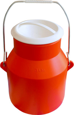 Paras Miracle Plastic Milk Container  - 3 L(Orange)