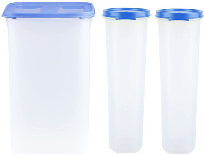 Cutting EDGE Plastic Utility Container  - 7.5 L, 1.1 L(Pack of 3, Blue)