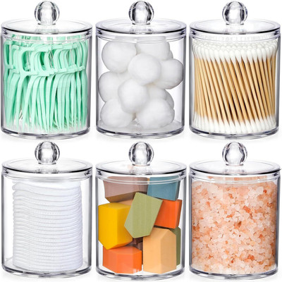 Vankalp Plastic Utility Container  - 50 ml(Pack of 6, Clear, Transparent)