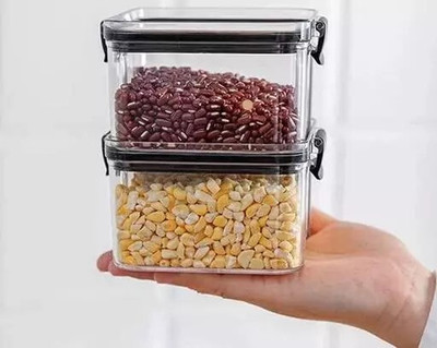Capsicum Plastic Utility Container  - 400 ml(Pack of 4, Clear)