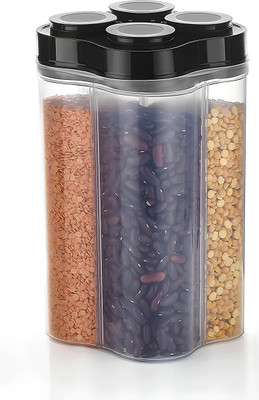MAAKI Plastic Grocery Container  - 2500 ml(Black)
