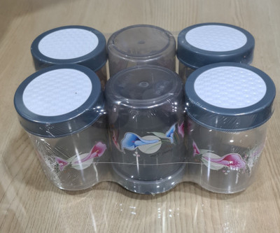 Hindustan plastic Plastic Grocery Container  - 1 L(Multicolor)