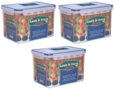 PRAGATI SALES Plastic Utility Container  - 4400 ml(Pack of 3, White)