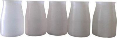 lactoscanmilkbeakers Plastic Milk Container  - 50 ml(Pack of 5, White)