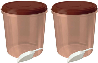 AK HUB Plastic Utility Container  - 10000(Pack of 2, Brown)