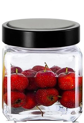 Coozico Glass Tea Coffee & Sugar Container  - 600 ml(Clear)