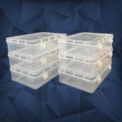 PackPro Plastic Utility Container  - 400 ml(Pack of 6, Transparent)