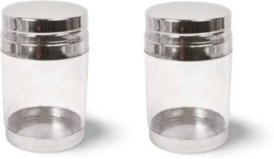 Anne-kee Steel Utility Container  - 500 ml, 500 ml(Pack of 2, Silver)