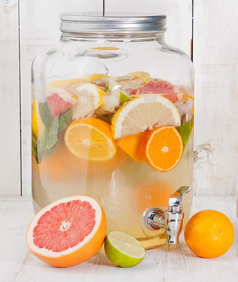 RRAARR Glass Utility Container  - 4000 ml(Clear)