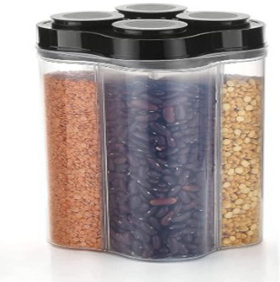 VRTAJ GROUP Plastic Fridge Container  - 2500 ml(Black)