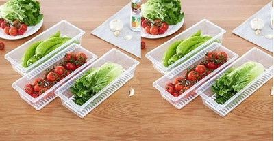 DCIND Plastic Utility Container  - 1500 ml(Pack of 6, Clear)