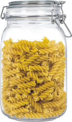 Shoprnal Glass Grocery Container  - 1200 ml(Clear)