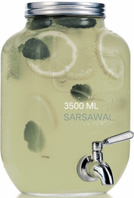 Sarsawal 3.5 L Glass Table Top Manual Water Dispenser