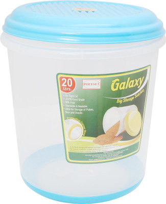 Shriji Plastic Grocery Container  - 20 kg(Pack of 3, Pink, Blue)