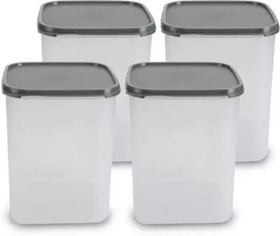 YASHODEEP PLASTIC Plastic Grocery Container  - 5500 ml(Pack of 4, Clear)