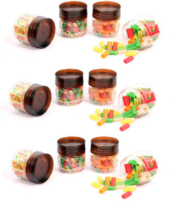 vristo Plastic Grocery Container  - 100 ml(Pack of 12, Brown)