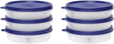 Cutting EDGE Polypropylene Fridge Container  - 190 ml(Pack of 6, Blue)