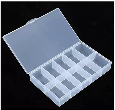 rushabh collections Plastic Utility Container  - 500 ml(Clear)