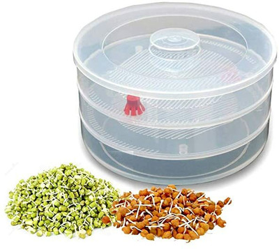 FIVANIO Plastic Sprout Maker  - 2000 ml(Multicolor)