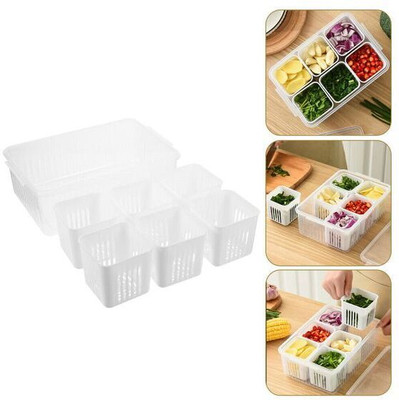 DEEJET Plastic Fridge Container  - 2300 ml(White)