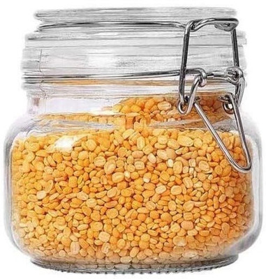 MMTSWorld Glass Cookie Jar  - 500 ml(Clear)