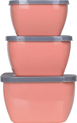 Advik Trading Plastic Utility Container  - 1 L(Pack of 3, Multicolor)