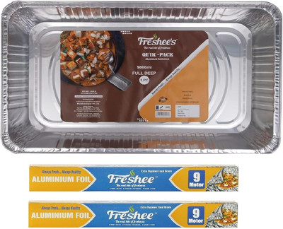 Freshee Aluminium Utility Container  - 9000 ml(Silver)