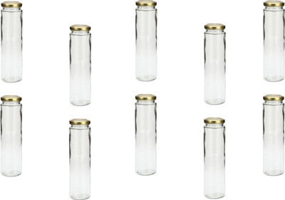 AFAST Glass Utility Container  - 350 ml(Pack of 10, Clear)