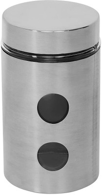 Cutting EDGE Steel, Glass Grocery Container  - 1200 ml(Silver)