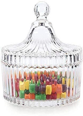 GOOD TO GREAT CREATION Glass Cookie Jar  - 500 ml(Clear)
