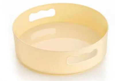 Charmpeak Plastic Grocery Container  - 1 kg(Yellow)