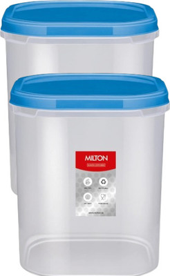 MILTON Plastic Utility Container  - 2000 ml, 2000 ml(Pack of 2, White)