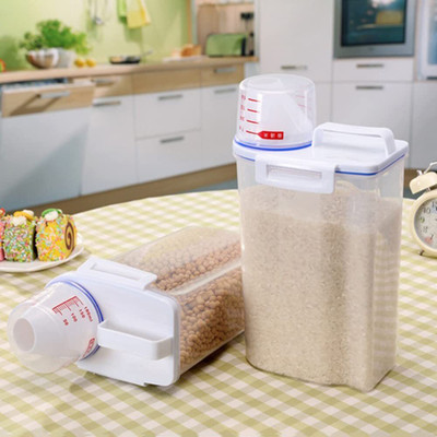 JANCOM Plastic Grocery Container  - 1.5 L(White)