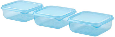 IKEA Polypropylene Utility Container  - 0.6 L(Pack of 3, Blue)