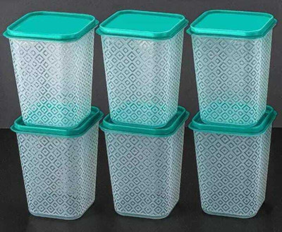 JOLTER Plastic Utility Container  - 1000 ml(Pack of 6, Green)