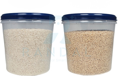 AK HUB Plastic Utility Container  - 5000 ml(Pack of 2, Blue)