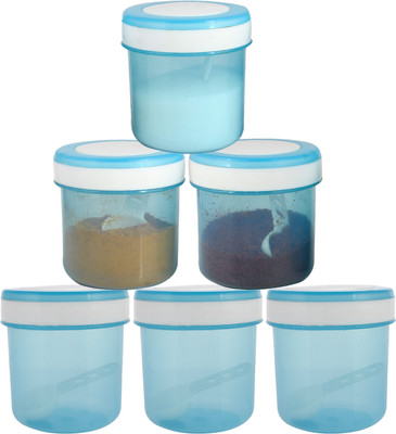 KUBER INDUSTRIES Plastic Utility Container  - 1100 ml(Pack of 6, Blue)