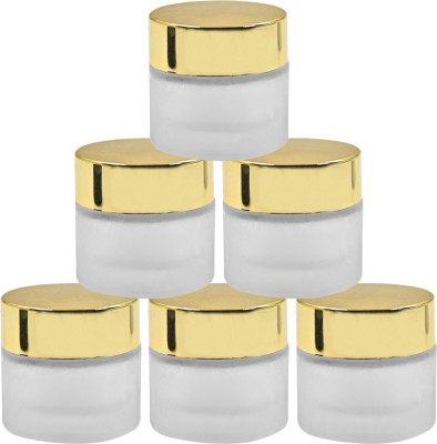 Newgen Glass Utility Container  - 10 g(Pack of 6, White)