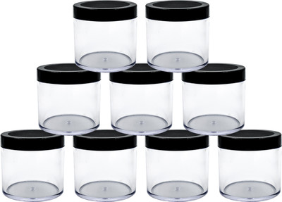 Newgen Plastic Utility Container  - 100 g(Pack of 9, Clear)