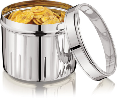 MUKTI STEEL Stainless Steel Grocery Container  - 1900 ml(Silver)