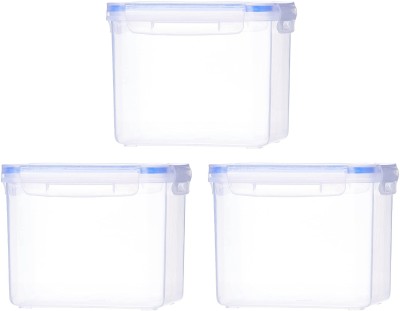 Kritika Enterprise Plastic Utility Container  - 1800 ml(Pack of 3, Clear)