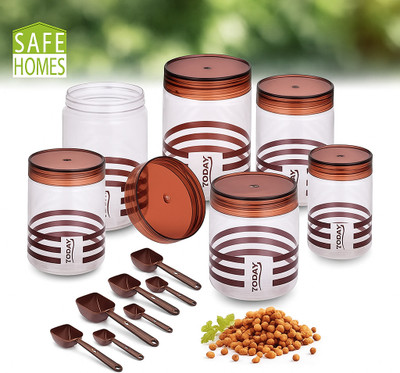 ishanecom Plastic Utility Container  - 250 ml(Pack of 3, Brown)